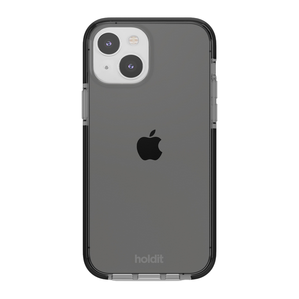 Funda Holdit con Transparencia para iPhone 15 - Negro