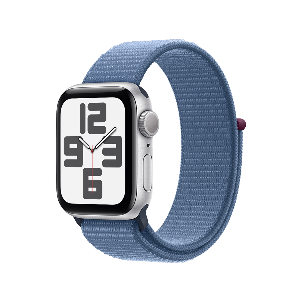 Apple Watch SE GPS 40mm - Caja de Aluminio Plata con Loop Deportivo Azul Invierno