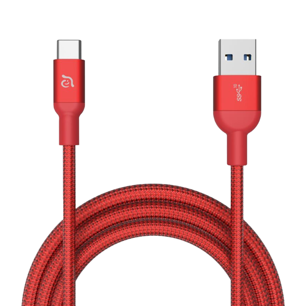 Adam Elements CASA M100+ USB-A 3.1 2da Gen a Cable USB-C - Rojo