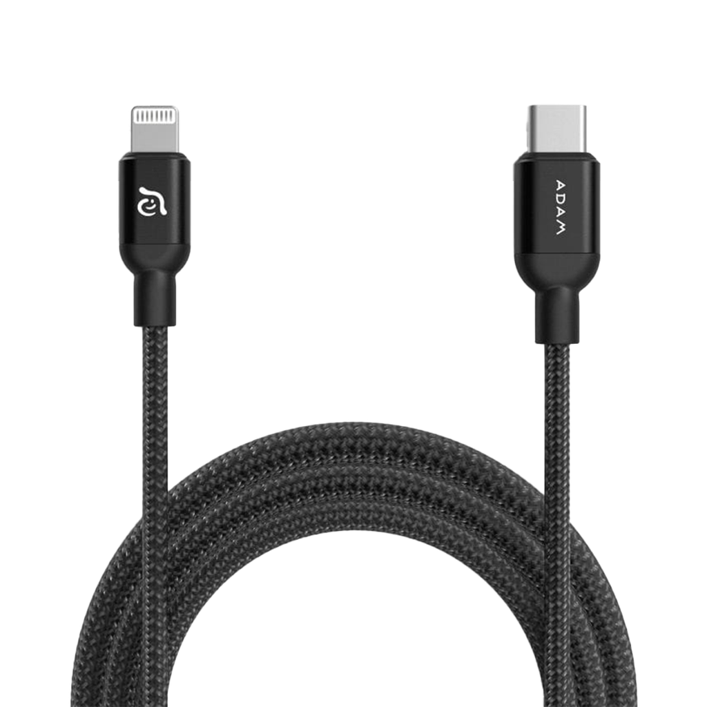 Adam Elements CASA P120 USB-C a Cable Cargador Trenzado USB-C 240W 120cm - Negro