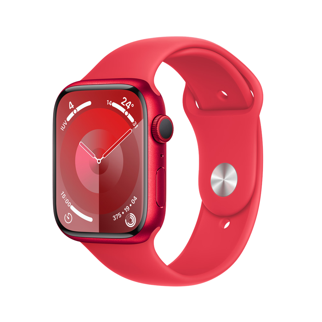 Apple Watch Series 9 GPS - 45mm - (PRODUCT)RED - Caja de Aluminio (PRODUCT)RED con Banda Deportiva (PRODUCT)RED - M/L