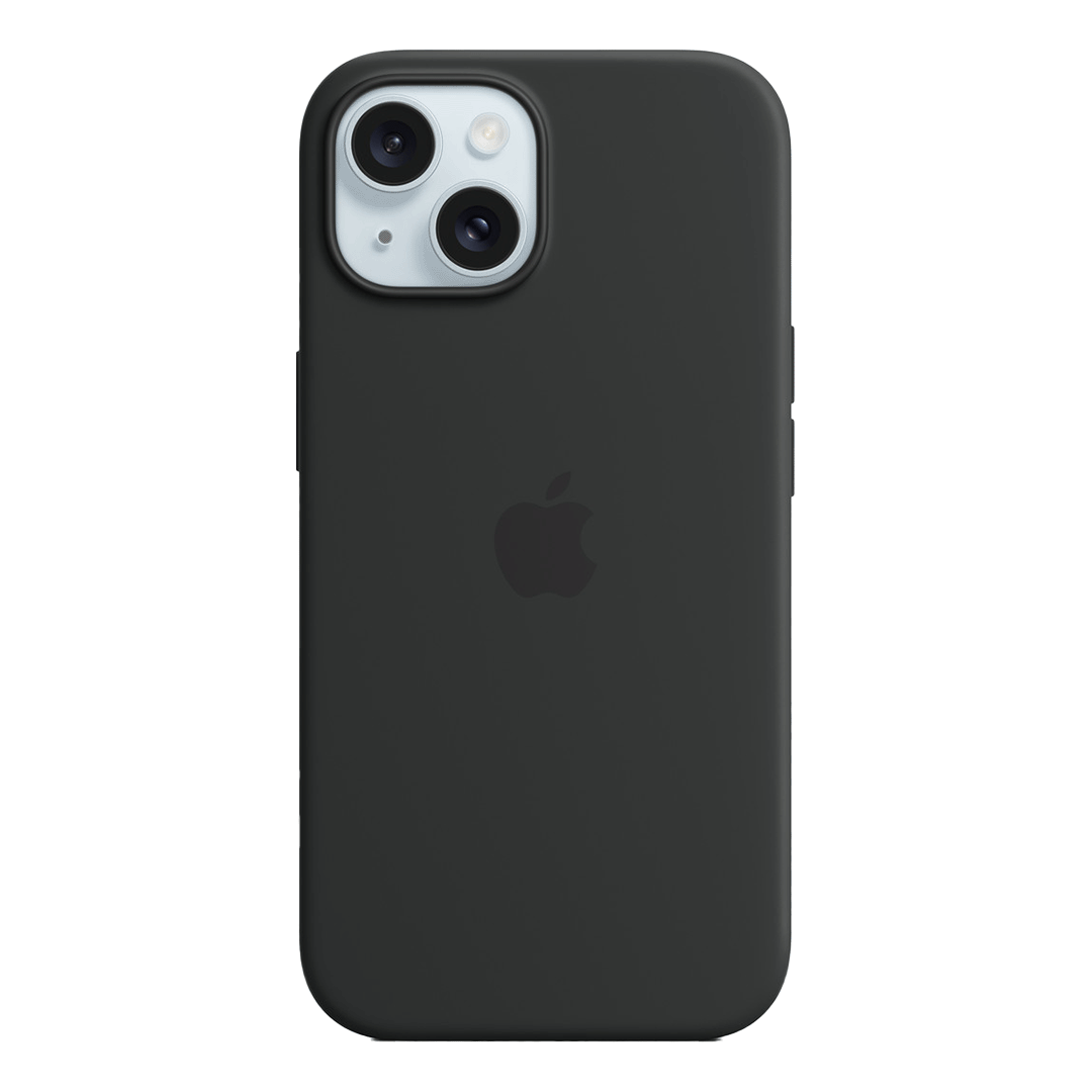 Funda de Silicona con MagSafe para iPhone 15 - Negro