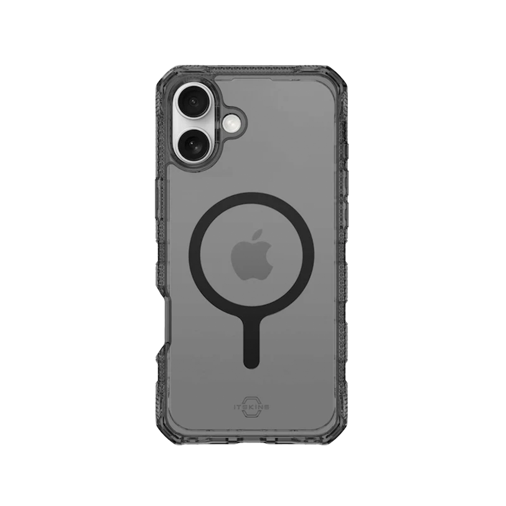 ItSkins Supreme R Funda Transparente con MagSafe para iPhone 16 Plus - Grafito