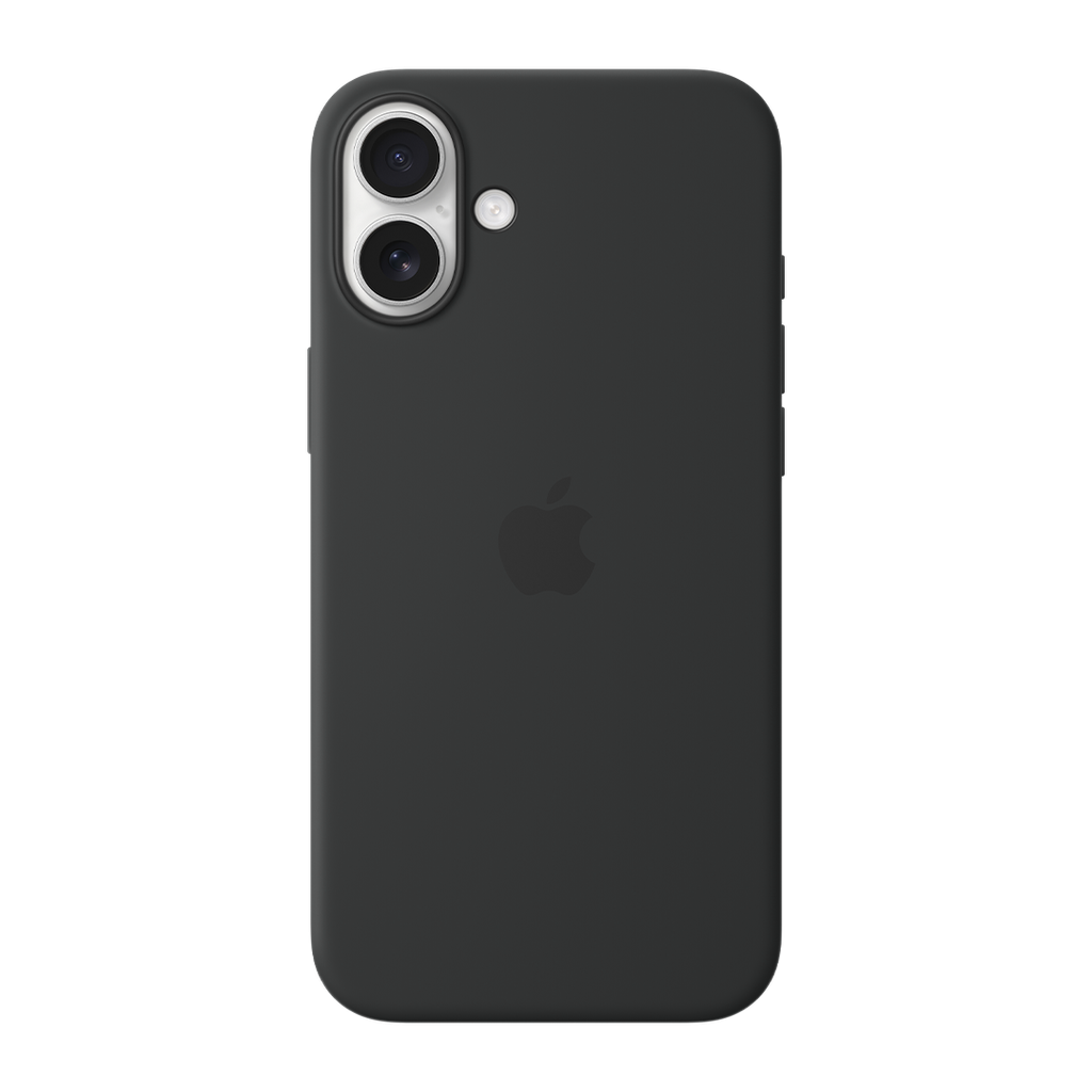 Funda de Silicona con Magsafe para iPhone 16 Plus - Negro