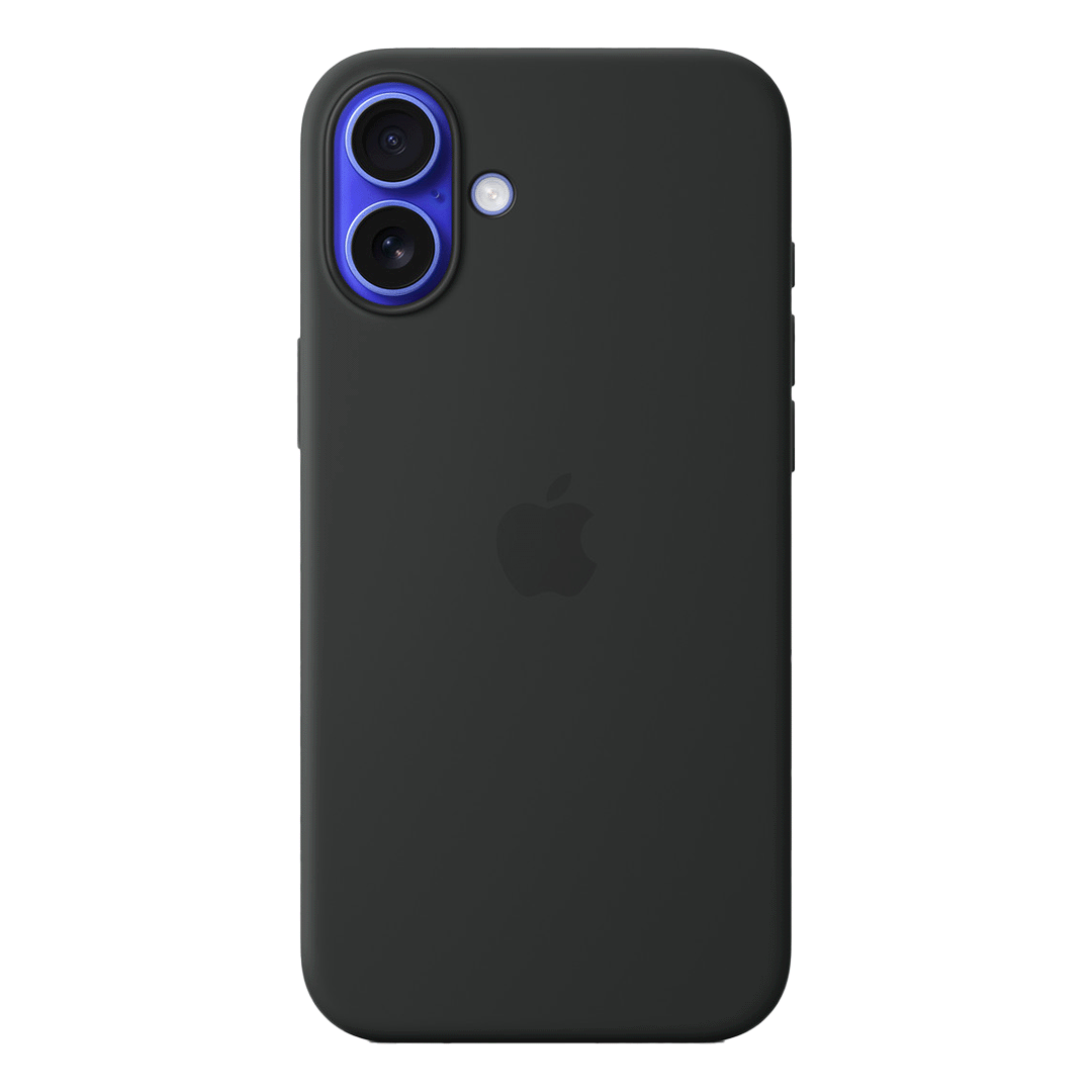 Funda de Silicona con Magsafe para iPhone 16 Plus - Negro