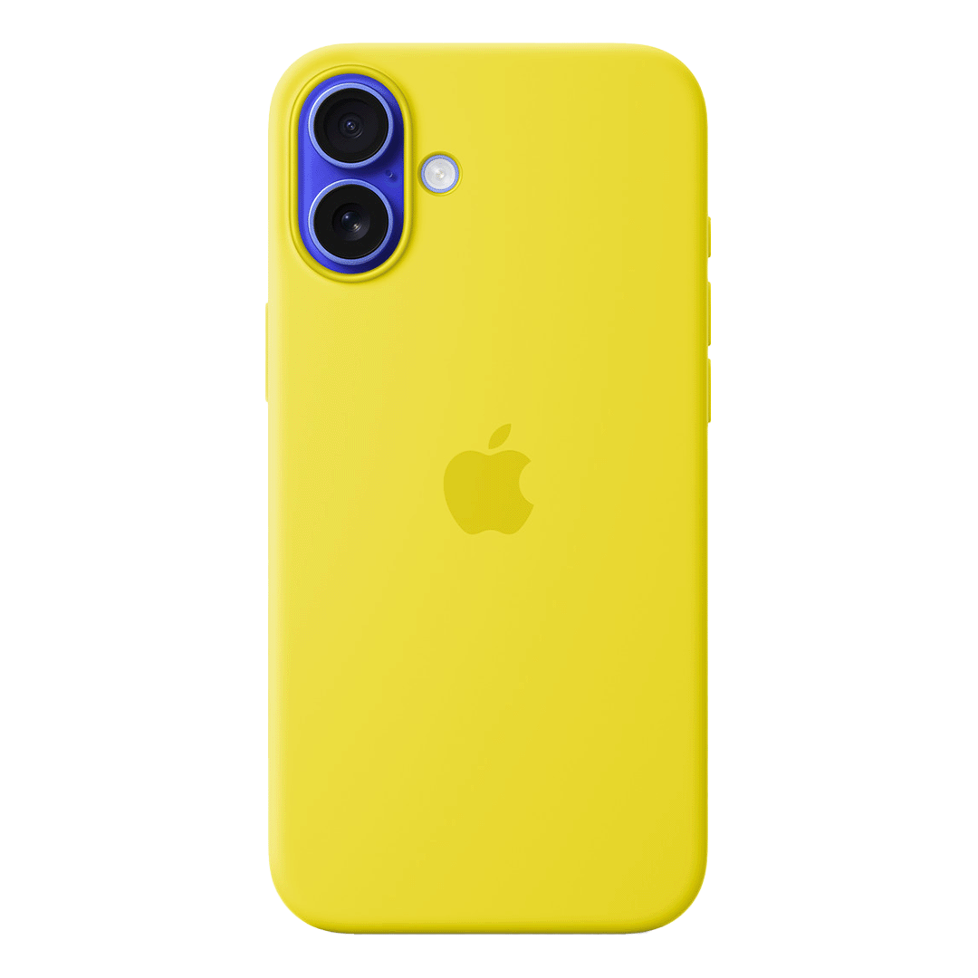 Funda de Silicona con Magsafe para iPhone 16 Plus - Amarillo Carambola