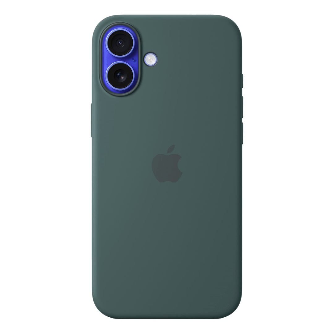 Funda de Silicona con Magsafe para iPhone 16 Plus - Verde Lago