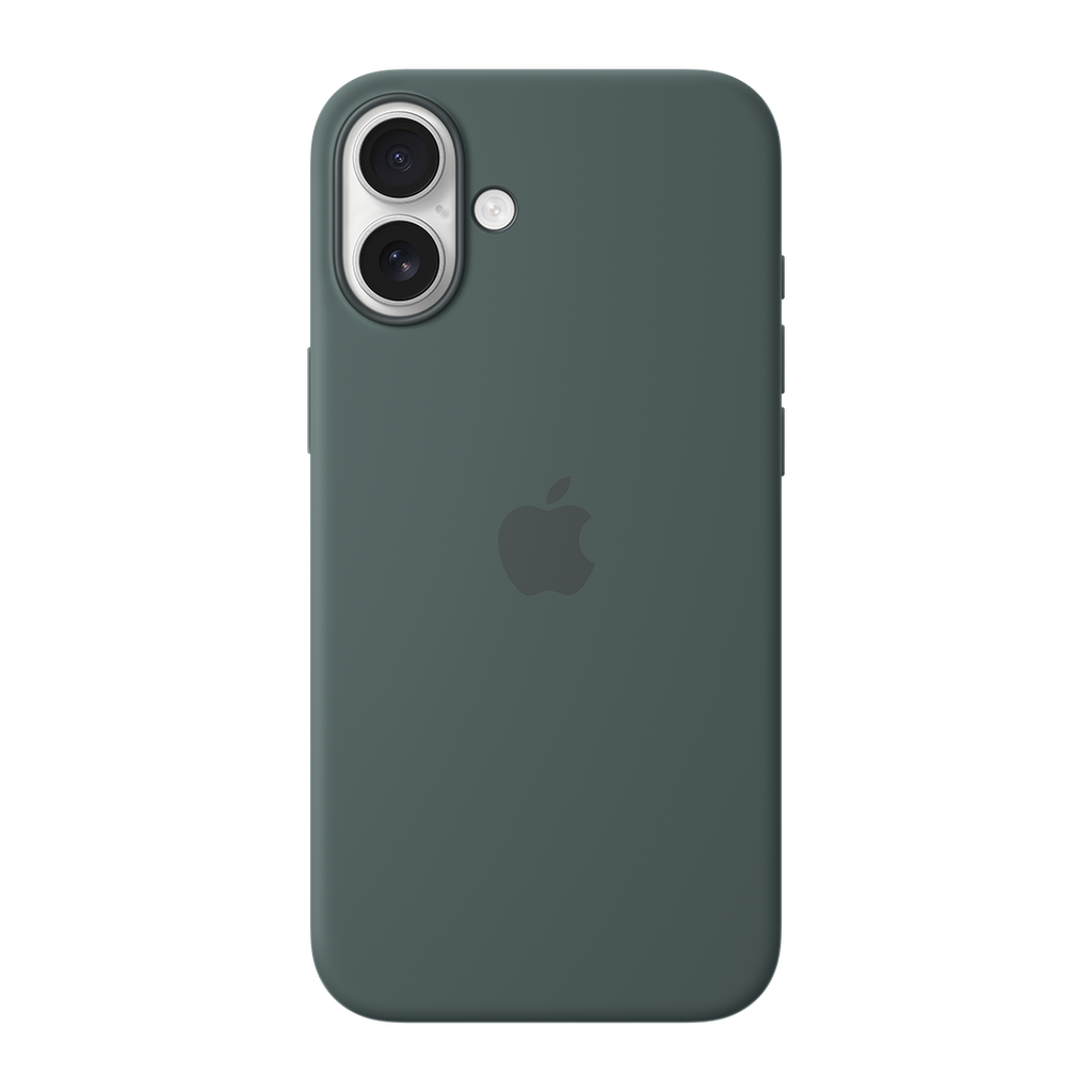 Funda de Silicona con Magsafe para iPhone 16 Plus - Verde Lago