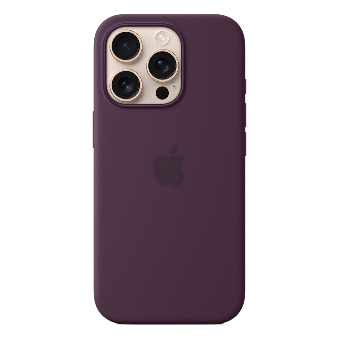 Funda de Silicona con Magsafe para iPhone 16 Pro - Ciruela