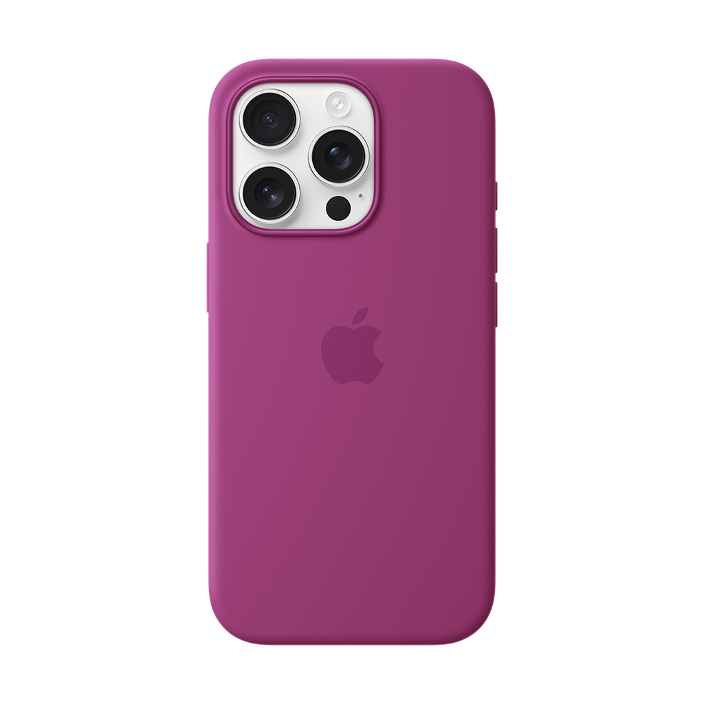 Funda de Silicona con Magsafe para iPhone 16 Pro - Fucsia