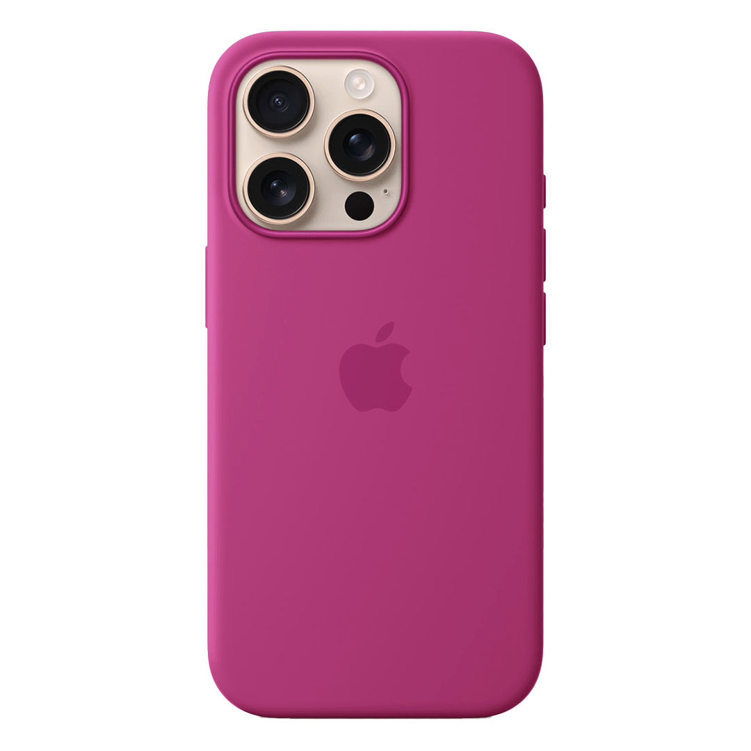 Funda de Silicona con Magsafe para iPhone 16 Pro - Fucsia