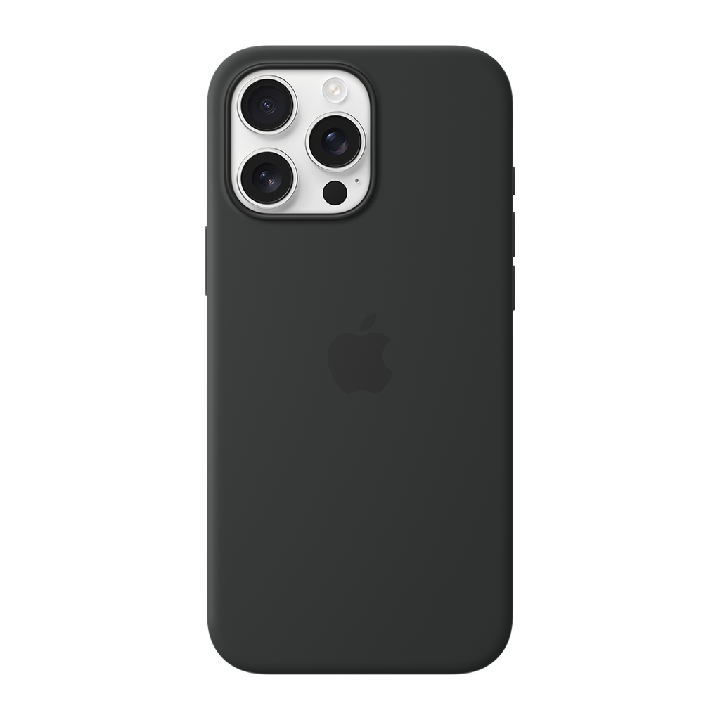 Funda de Silicona con Magsafe para iPhone 16 Pro Max - Negro