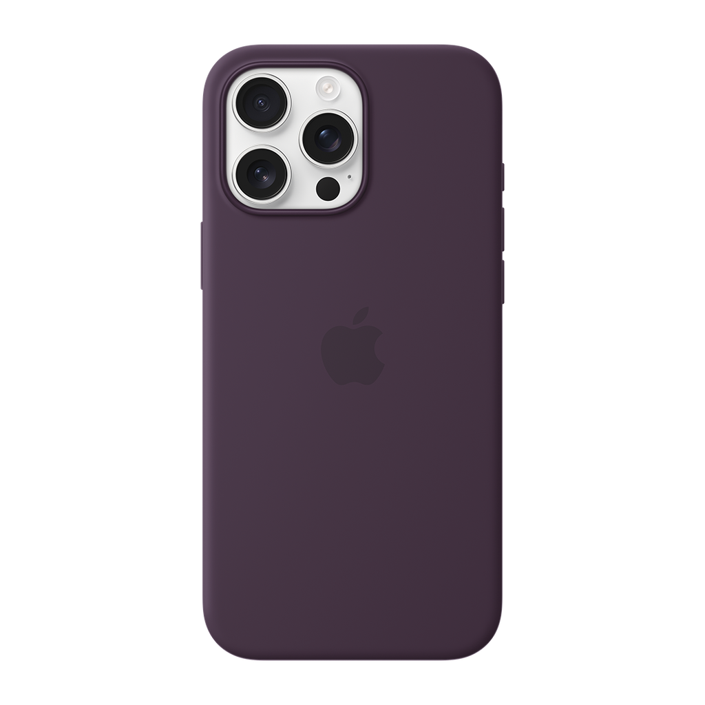 Funda de Silicona con Magsafe para iPhone 16 Pro Max - Ciruela