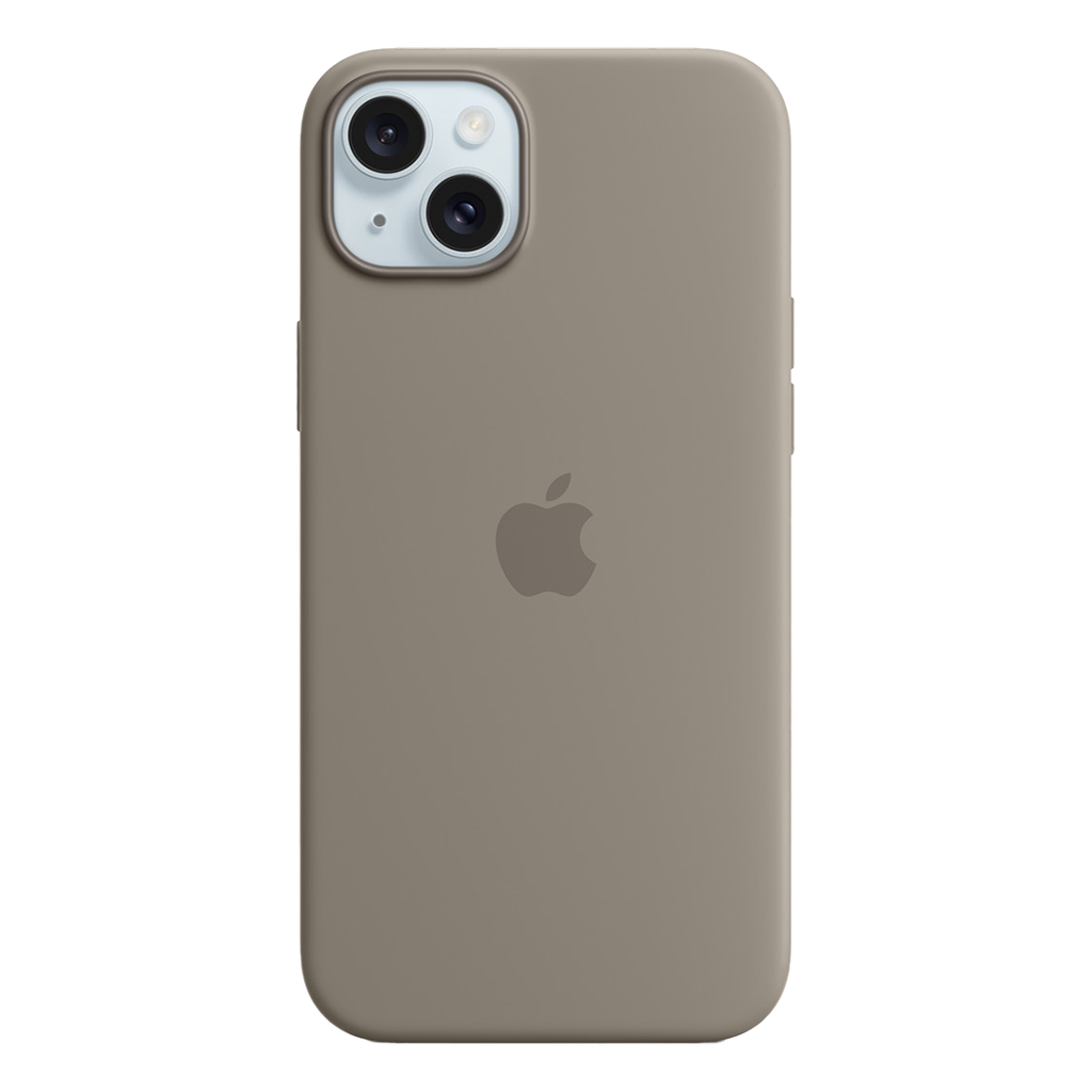 Funda de Silicona para iPhone 15 Plus - Arcilla