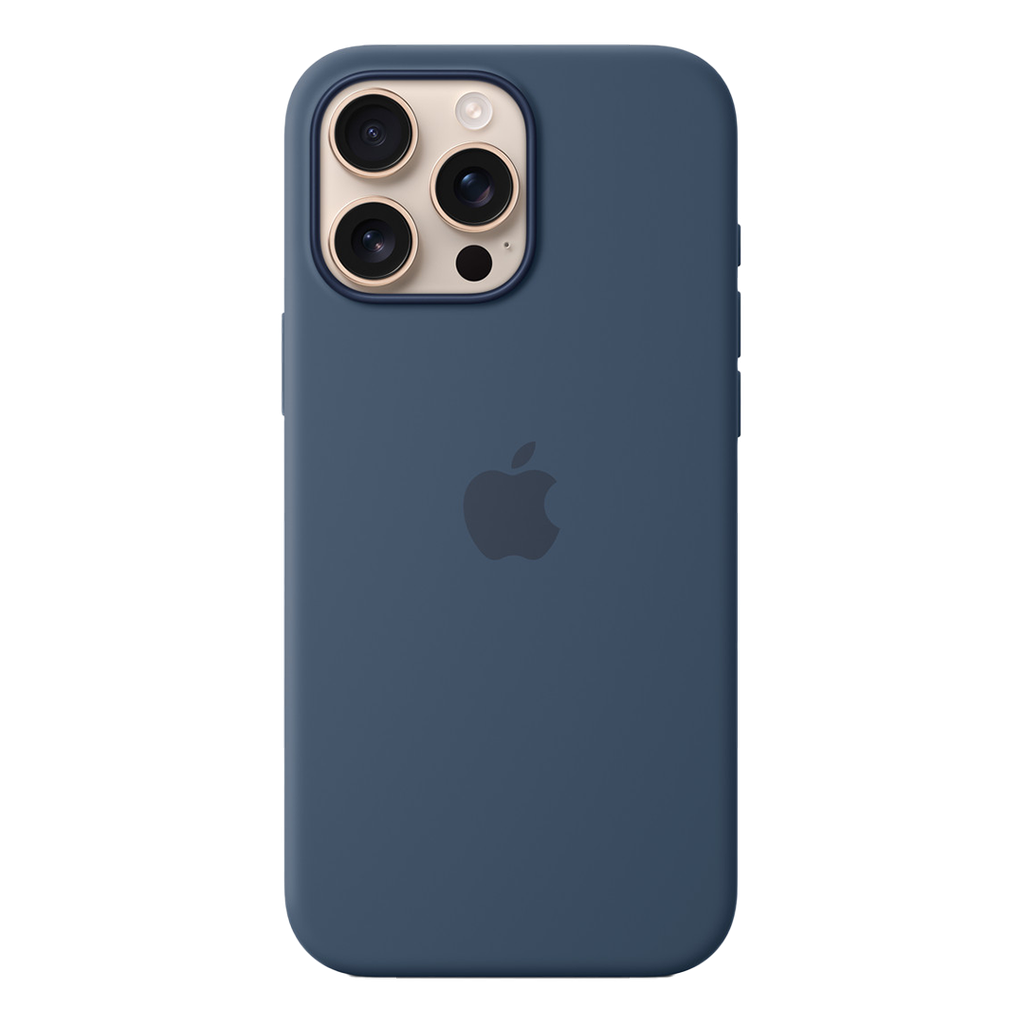 Funda de Silicona con MagSafe para iPhone 16 Pro Max - Azul Denim