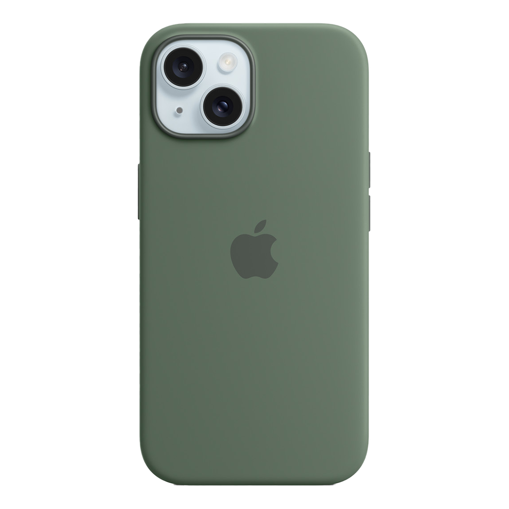 Funda de Silicona para iPhone 15 - Ciprés