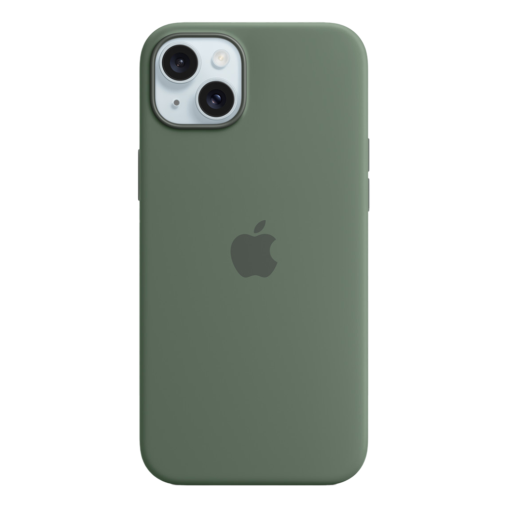 Funda de Silicona para iPhone 15 Plus - Ciprés