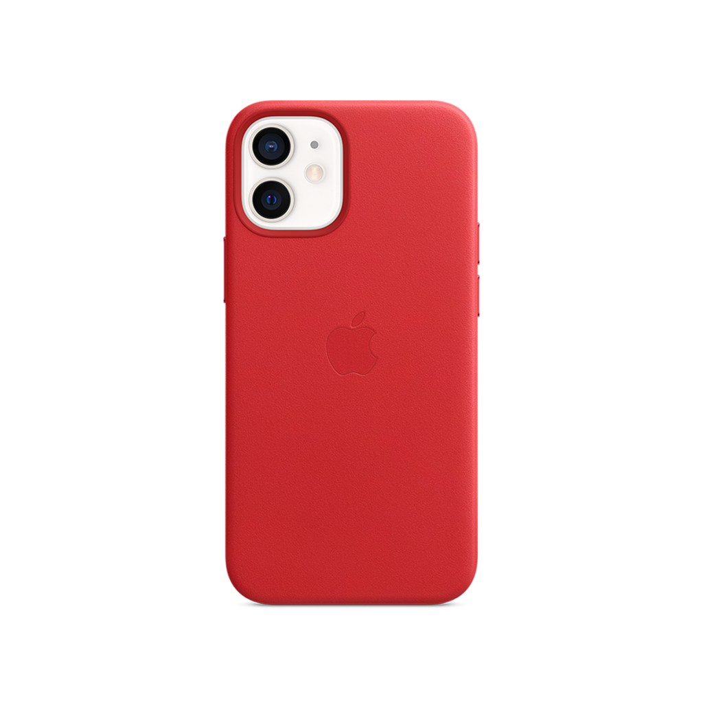 Apple Funda de Cuero iPhone 12 Mini - Rojo