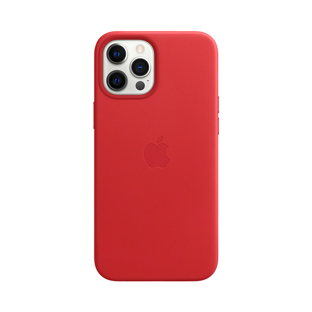 Apple Funda de Cuero iPhone 12 Pro Max - Rojo