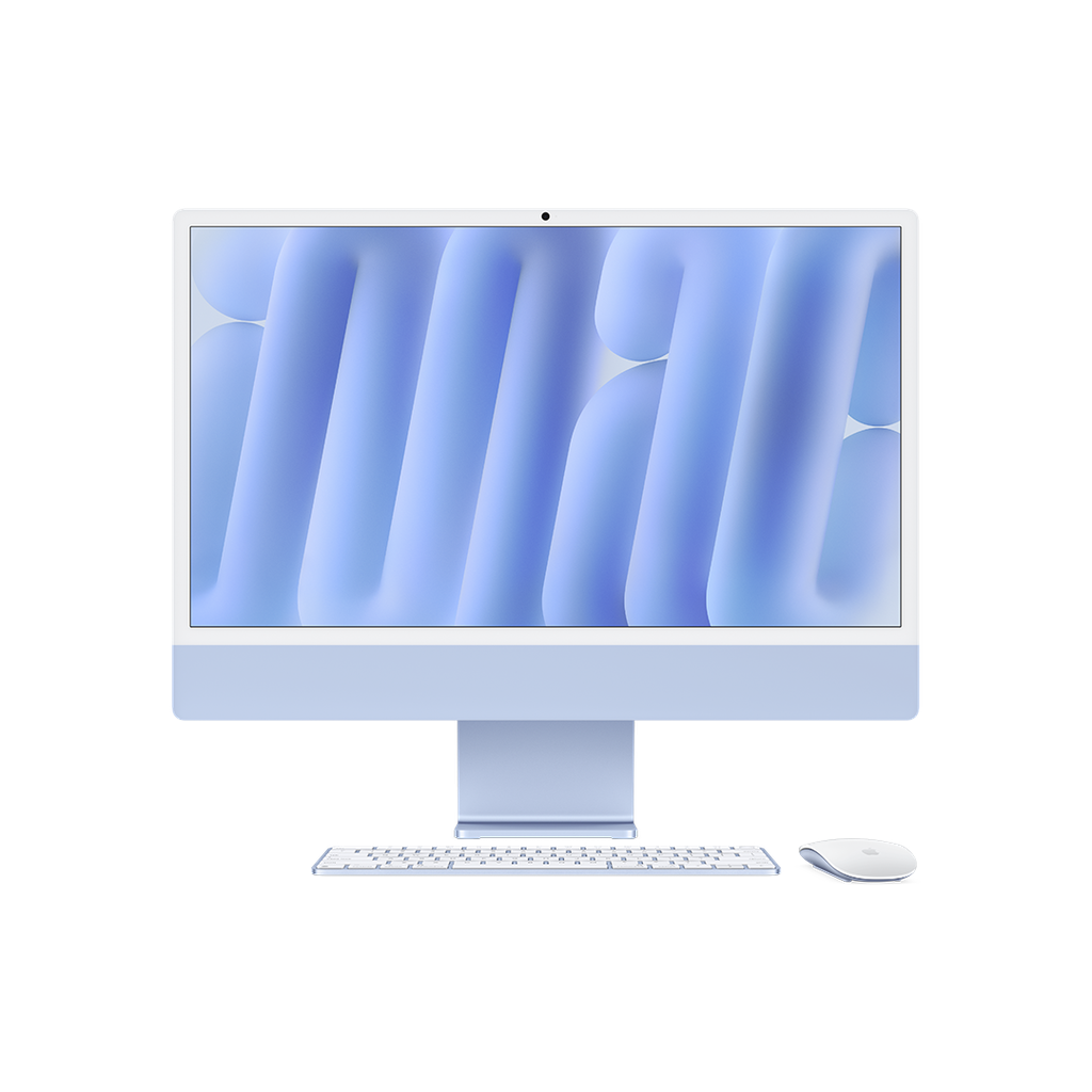 iMac 24" M4 - 10 CPU, 10 GPU, 24 GB, 512 GB - Azul