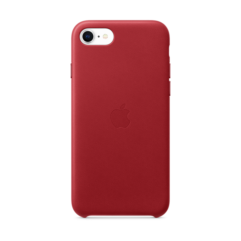 Apple Funda de Cuero iPhone SE - Rojo