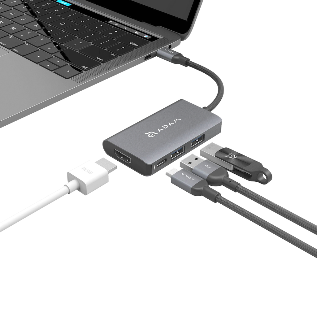 Adam Elements CASA Hub A01m 4 puerto USB-C - Gris