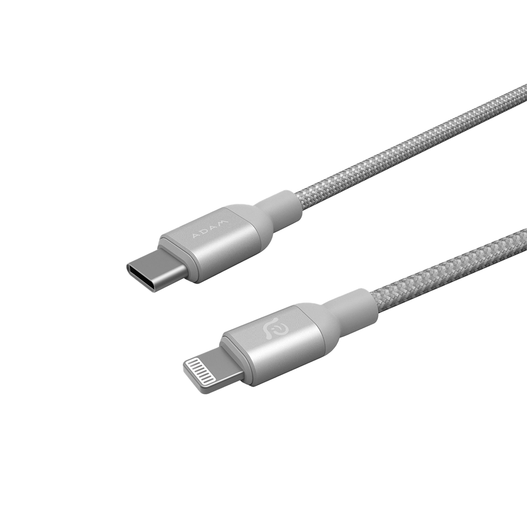 Adam Elements PeAk II C120B USB-C a Cable Lightning 120cm - Silver