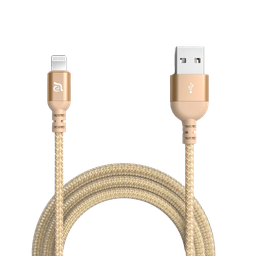 [ACBAD3AL120BGD] Adam Elements PeAk III 120B USB-A a Cable Lightning 1.2m - Oro