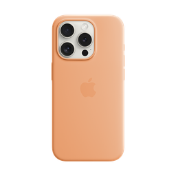 [MT1H3ZM/A] Funda de Silicona para iPhone 15 Pro con MagSafe - Naranja Sorbete