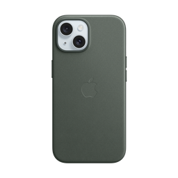 [MT3J3ZM/A] Funda de Trenzado Fino con MagSafe para iPhone 15 - Evergreen