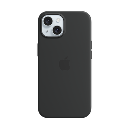 [MT0J3ZM/A] Funda de Silicona con MagSafe para iPhone 15 - Negro