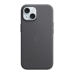 [MT423ZM/A] Funda de Trenzado Fino con MagSafe para iPhone 15 Plus - Negro