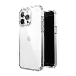 [150448-5085] Speck Presidio Funda Transparente para iPhone 15 Pro - Transparente/Transparente