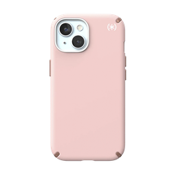 [150472-3213] Speck Presidio2 Pro for iPhone 15 - Dahlia Pink/Rose Copper/White