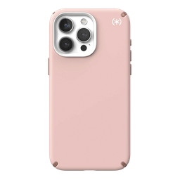 [150484-3213] Funda Speck Presidio2 Pro para 15 Pro Max - Rosa Dalia/Rosa Copper/Blanco