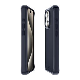 [AP5X-HMABA-DABL] ItSkins Ballistic R Nylon Funda con MagSafe para iPhone 15 Pro - Azul Oscuro