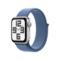 [MRE33LE/A] Apple Watch SE GPS 40mm - Caja de Aluminio Plata con Loop Deportivo Azul Invierno