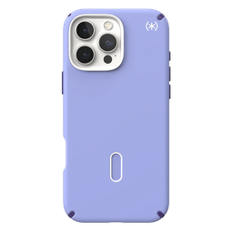 [150724-3251] Speck Presidio 2 Pro Funda con ClickLock para iPhone 16 Pro Max - Lavanda Futurista/Púrpura/Blanco