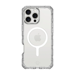 [AP6X-MGCLR-TRPR] ItSkins Supreme R Funda Transparente con MagSafe para iPhone 16 Pro - Blanco