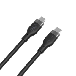 [HJ4001BKGL-90] HyperJuice Cable de Silicona de 1M USB-C a USB-C 240W - Negro