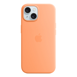 [MT0W3ZM/A] Apple Funda de Silicona para iPhone 15 - Naranja