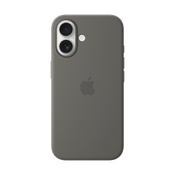 [MYY33ZM/A] Funda de Silicona con Magsafe para iPhone 16 - Gris Piedra