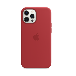 [MHLF3ZM/A] Apple Funda de Silicona iPhone 12 Pro Max - Rojo