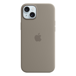 [MXQU3ZM/A] Funda de Silicona para iPhone 15 Plus - Arcilla