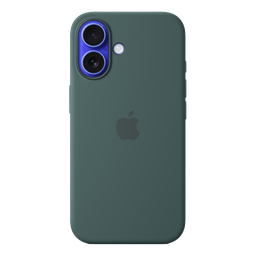 [MYY83ZM/A] Funda de Silicona para iPhone 16 - Verde Lago