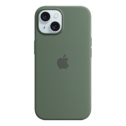 [MT0X3ZM/A] Funda de Silicona para iPhone 15 - Ciprés