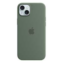 [MT183ZM/A] Funda de Silicona para iPhone 15 Plus - Ciprés