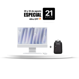 [MWUV3LE/A] iMac 24" M4 - 10 CPU, 10 GPU, 16 GB, 512 GB - Plata