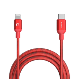 [ACBADCL120BRD] Adam Elements PeAk II C120B USB-C a Cable Lightning 120cm - Rojo
