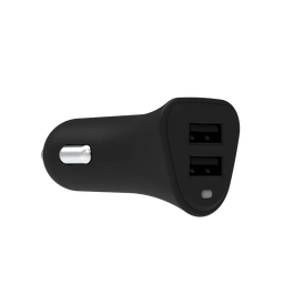 [GP-108-BLK] Griffin PowerJolt Duo Universal USB-A Cargador Auto 12W - Negro